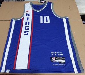 NBA 10 Sabonis Sacramento Kings 23-24 city Maillot imprimé